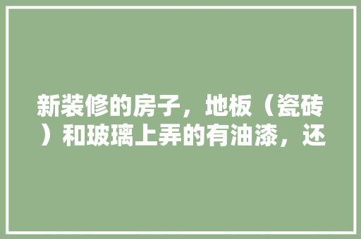 新装修的房子，地板（瓷砖）和玻璃上弄的有油漆，还有水泥点，请问用什么东西打扫快，新房装修贴砖要准备什么东西。 新装修的房子，地板（瓷砖）和玻璃上弄的有油漆，还有水泥点，请问用什么东西打扫快，新房装修贴砖要准备什么东西。 装修知识