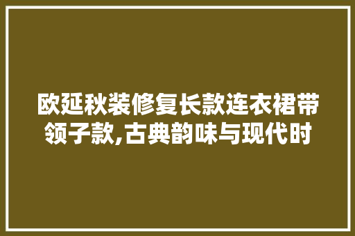 欧延秋装修复长款连衣裙带领子款,古典韵味与现代时尚的完美融合 欧延秋装修复长款连衣裙带领子款,古典韵味与现代时尚的完美融合 家居装饰