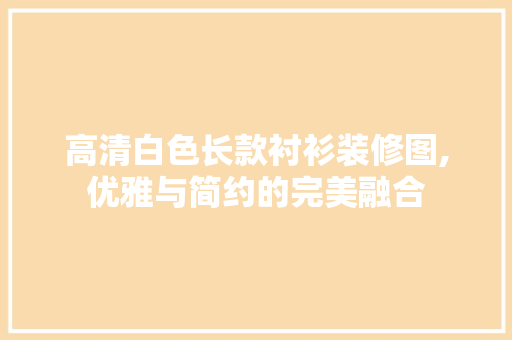高清白色长款衬衫装修图,优雅与简约的完美融合 高清白色长款衬衫装修图,优雅与简约的完美融合 二手房