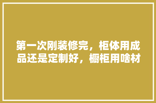 第一次刚装修完，柜体用成品还是定制好，橱柜用啥材料做好一点，装修第一天都是准备什么东西呢。 第一次刚装修完，柜体用成品还是定制好，橱柜用啥材料做好一点，装修第一天都是准备什么东西呢。 二手房