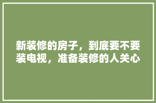 新装修的房子，到底要不要装电视，准备装修的人关心什么东西。 新装修的房子，到底要不要装电视，准备装修的人关心什么东西。 家居设计