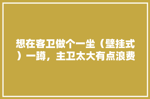 想在客卫做个一坐（壁挂式）一蹲，主卫太大有点浪费，玄关和鞋柜该怎么设计合理呢，装修主卫需要准备什么东西。 想在客卫做个一坐（壁挂式）一蹲，主卫太大有点浪费，玄关和鞋柜该怎么设计合理呢，装修主卫需要准备什么东西。 买房须知