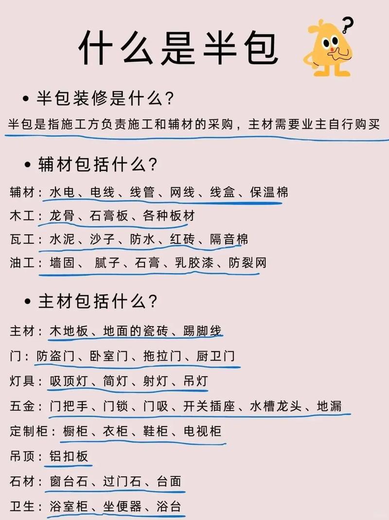 装修半包攻略,介绍半包装修的计算方式与注意事项 二手房 装修半包攻略,介绍半包装修的计算方式与注意事项 装修半包攻略,介绍半包装修的计算方式与注意事项 二手房