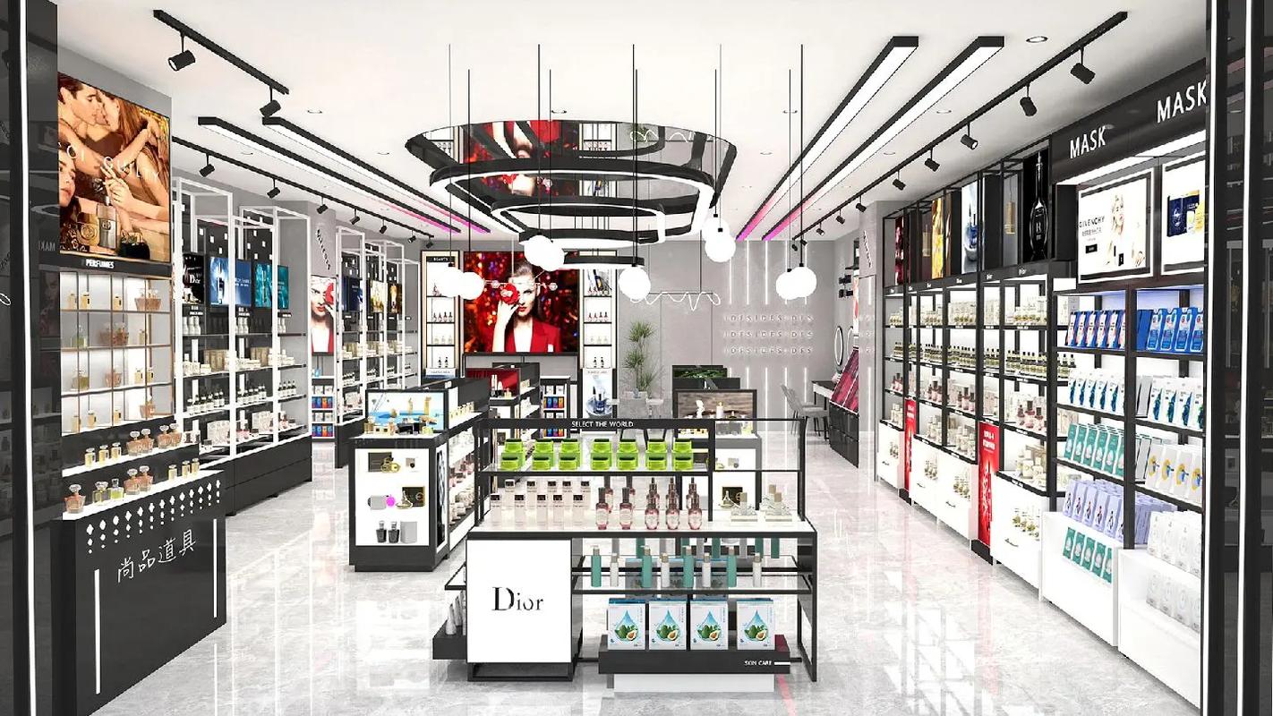 时尚与质感的完美融合_女生化妆品店铺装修效果图赏析 时尚与质感的完美融合_女生化妆品店铺装修效果图赏析 家居装饰